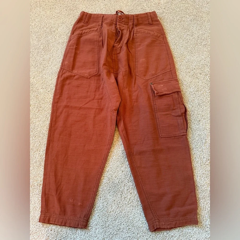 Free People ✨ Bay To Breakers Pants in Brown XS NWT